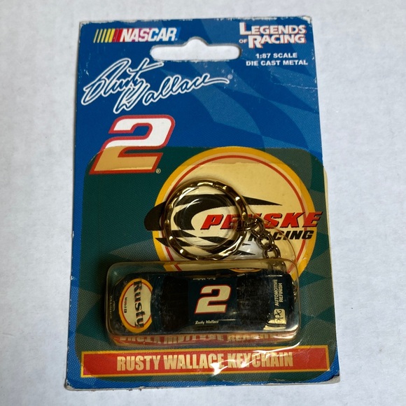 Rusty Wallace NASCAR Keychain "Legends of Racing" series Collectible, Fan - Picture 3 of 6